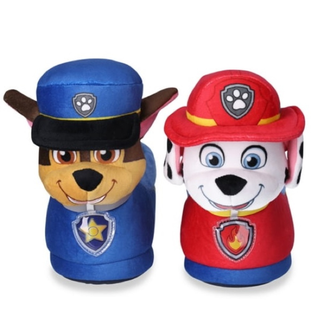 48 hour Sale Paw Patrol Toddler Boys Slippers Sz 5-6 Like New Final Sale